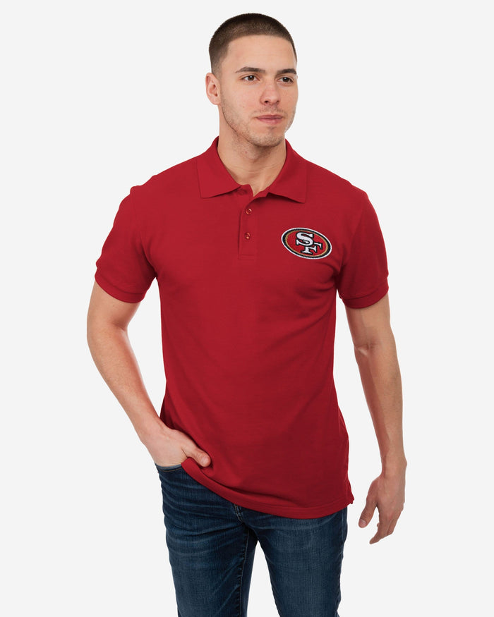 San Francisco 49ers Casual Color Polo FOCO S - FOCO.com