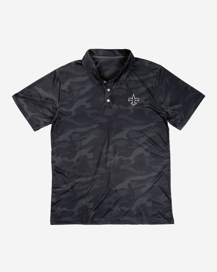 New Orleans Saints Color Camo Polyester Polo FOCO - FOCO.com