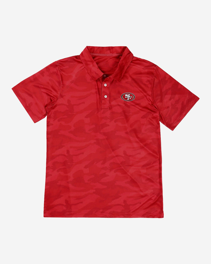 San Francisco 49ers Color Camo Polyester Polo FOCO - FOCO.com