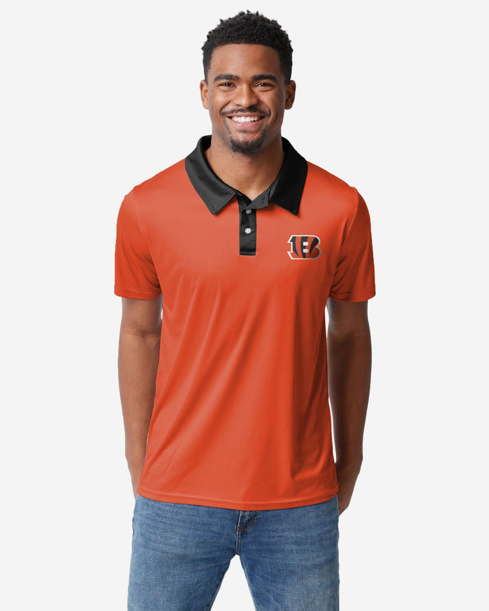 Cincinnati Bengals Nightcap Polyester Polo FOCO S - FOCO.com