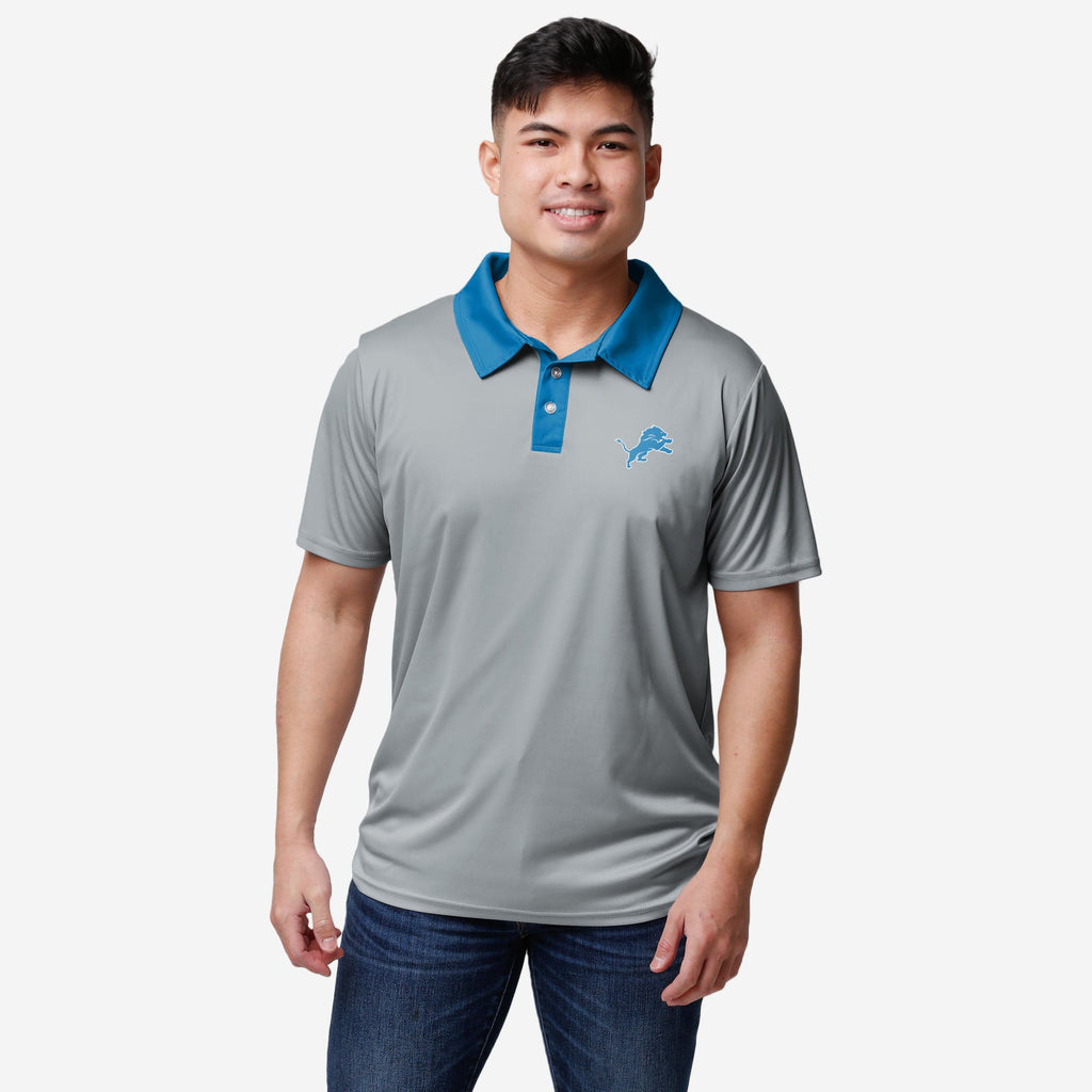 Detroit Lions Nightcap Polyester Polo FOCO S - FOCO.com