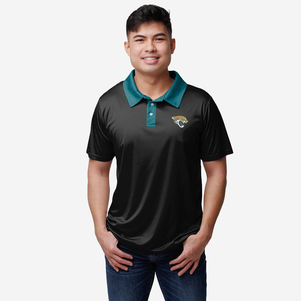 Jacksonville Jaguars Nightcap Polyester Polo FOCO S - FOCO.com