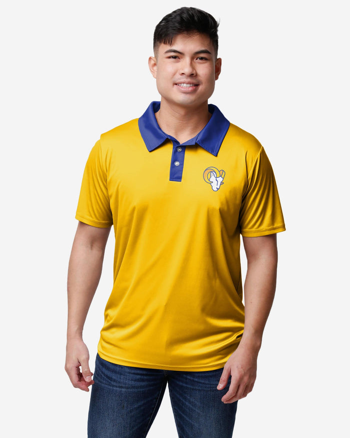 Los Angeles Rams Nightcap Polyester Polo FOCO S - FOCO.com