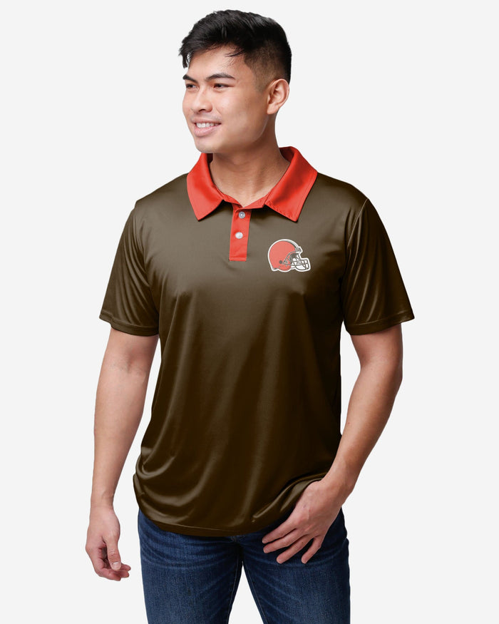 Cleveland Browns Workday Warrior Polyester Polo FOCO S - FOCO.com