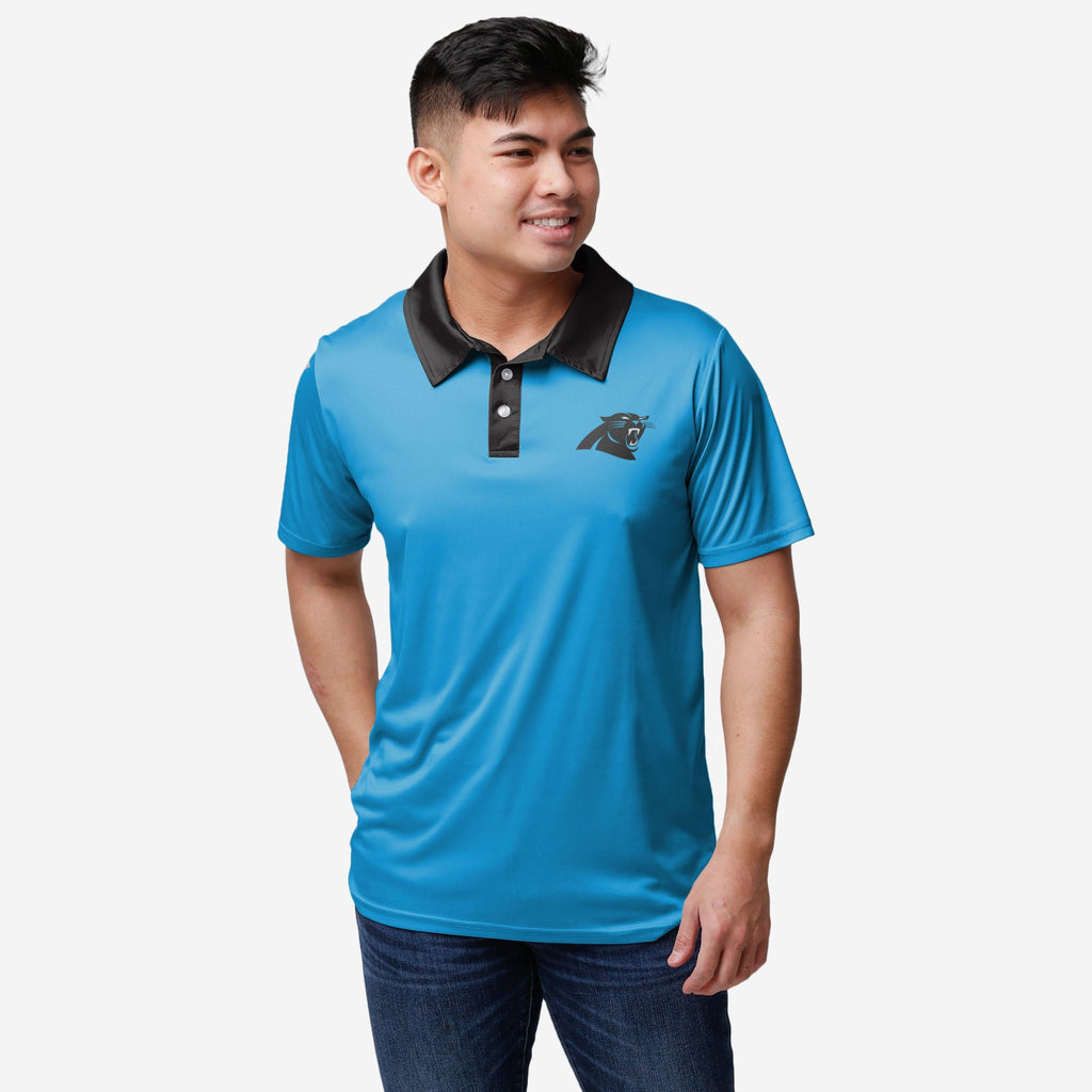 Carolina Panthers Workday Warrior Polyester Polo FOCO S - FOCO.com