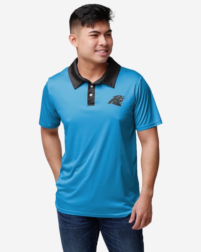 Carolina Panthers Workday Warrior Polyester Polo FOCO S - FOCO.com
