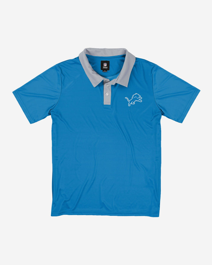 Detroit Lions Workday Warrior Polyester Polo FOCO - FOCO.com