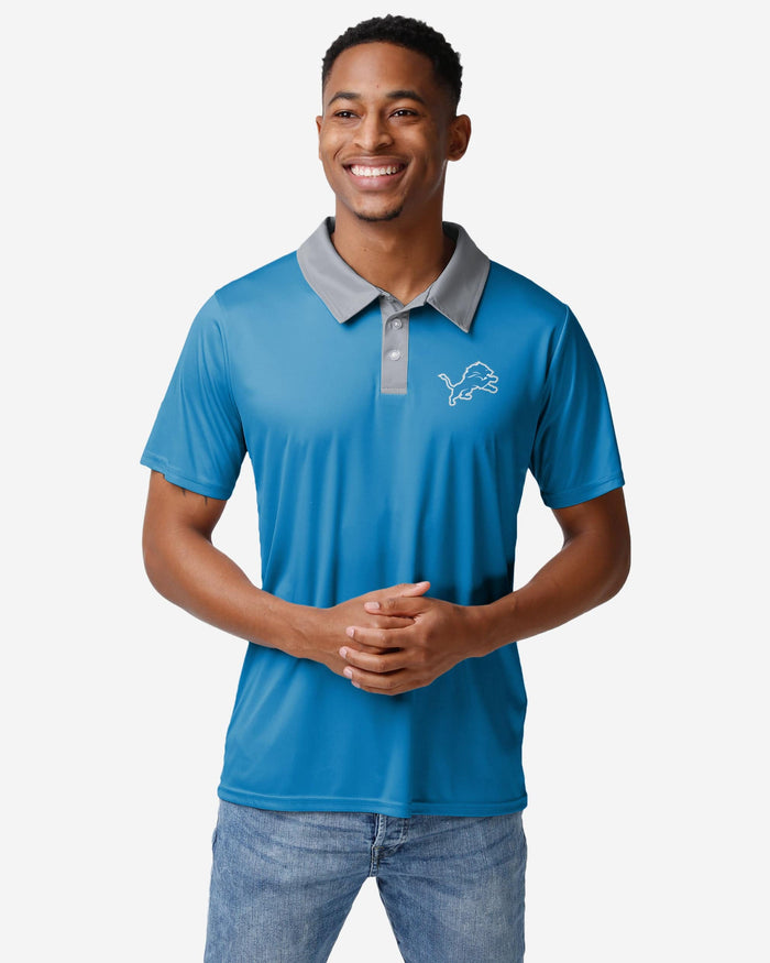 Detroit Lions Workday Warrior Polyester Polo FOCO S - FOCO.com