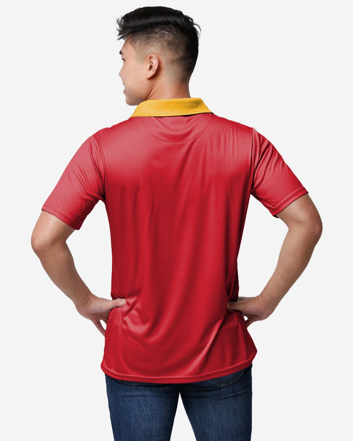 Kansas City Chiefs Workday Warrior Polyester Polo FOCO - FOCO.com