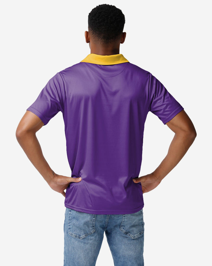 Minnesota Vikings Workday Warrior Polyester Polo FOCO - FOCO.com