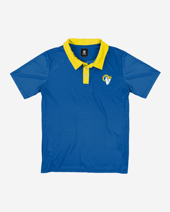 Los Angeles Rams Workday Warrior Polyester Polo FOCO - FOCO.com