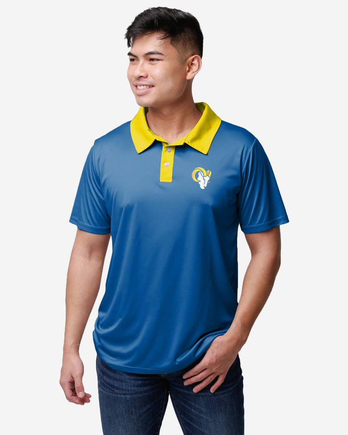 Los Angeles Rams Workday Warrior Polyester Polo FOCO S - FOCO.com