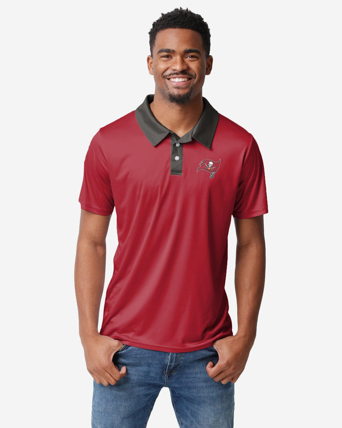 Tampa Bay Buccaneers Workday Warrior Polyester Polo FOCO S - FOCO.com