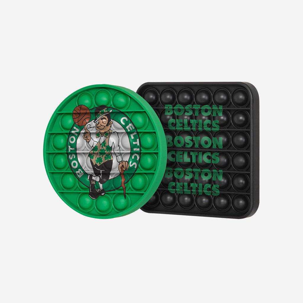 Boston Celtics 2 Pack Ball & Square Push-Itz Fidget FOCO - FOCO.com