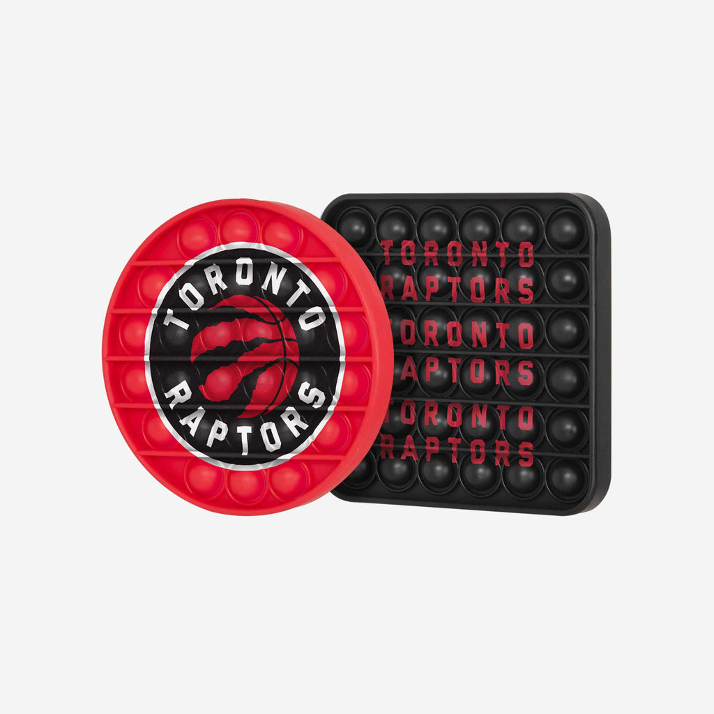 Toronto Raptors 2 Pack Ball & Square Push-Itz Fidget FOCO - FOCO.com