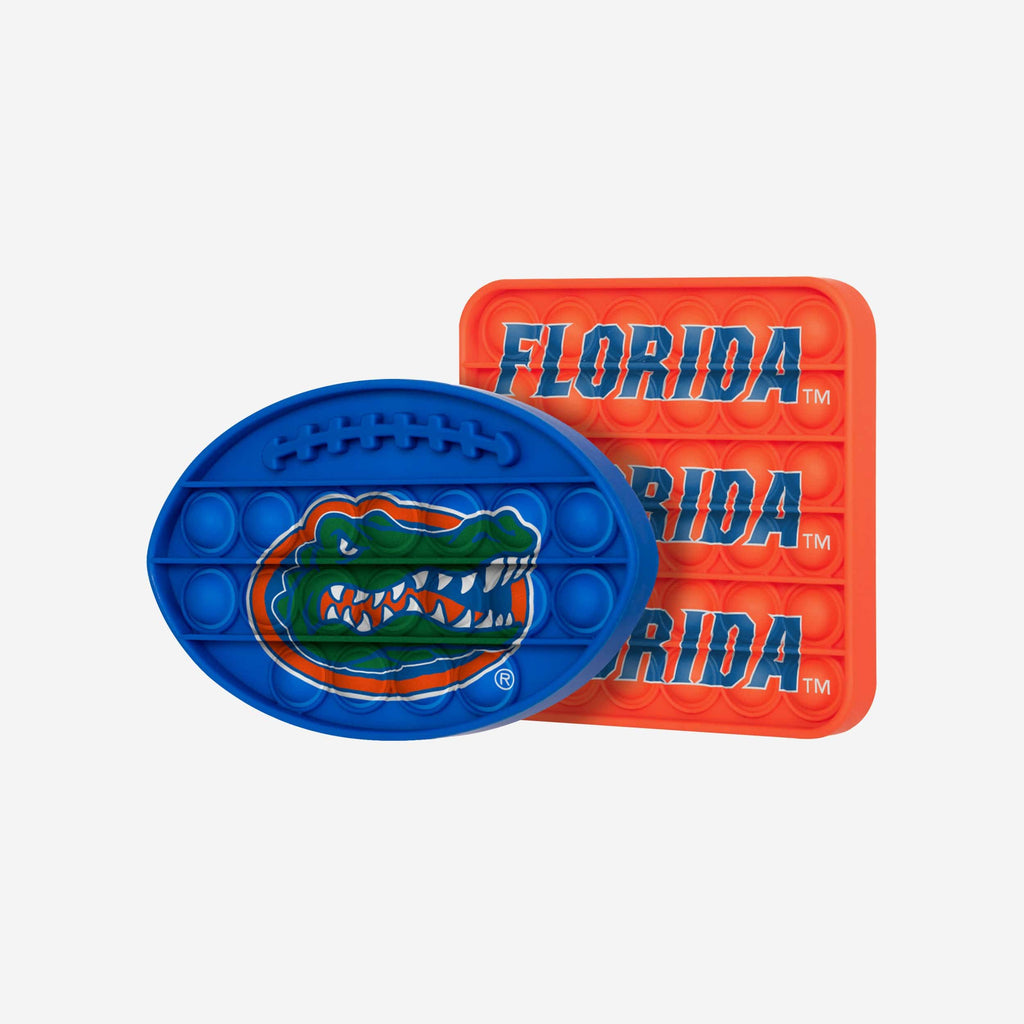 Florida Gators 2 Pack Ball & Square Push-Itz Fidget FOCO - FOCO.com