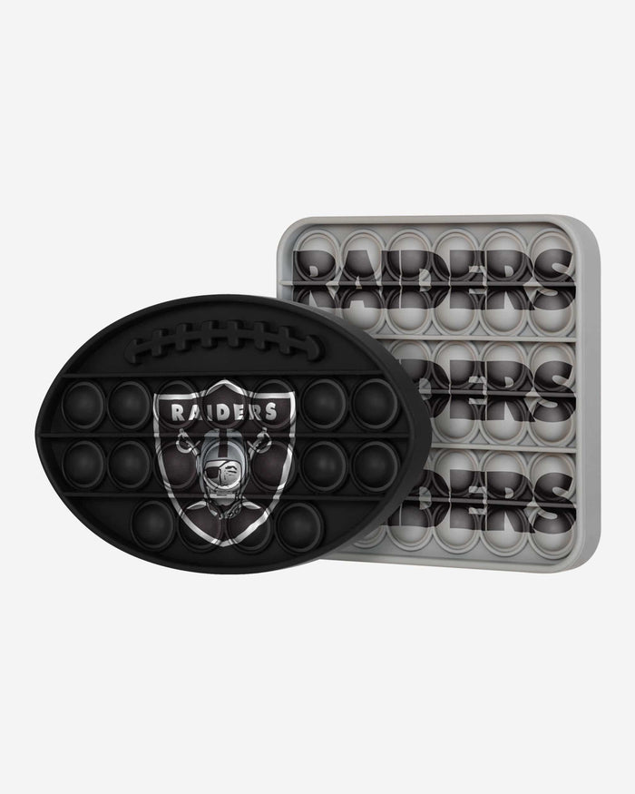 Las Vegas Raiders 2 Pack Ball & Square Push-Itz Fidget FOCO - FOCO.com