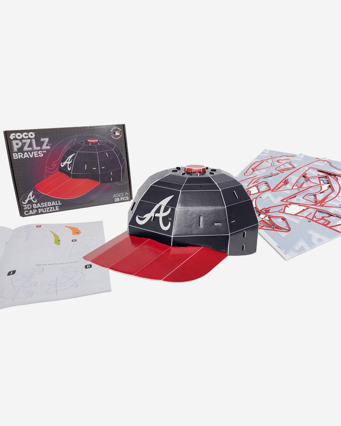 Atlanta Braves PZLZ Baseball Cap FOCO - FOCO.com