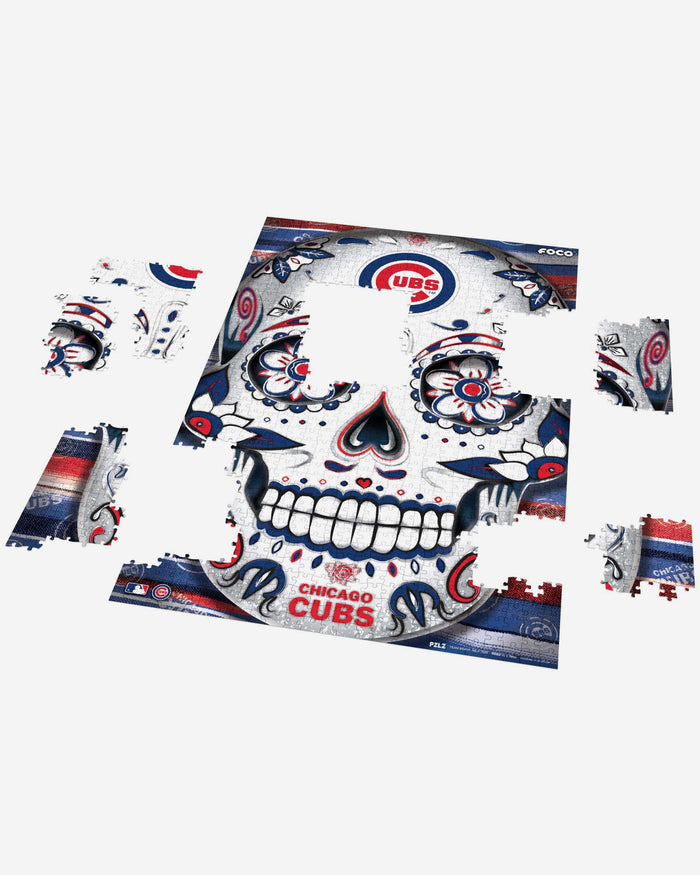 Chicago Cubs Sugar Skull 1000 Piece Jigsaw Puzzle PZLZ FOCO - FOCO.com