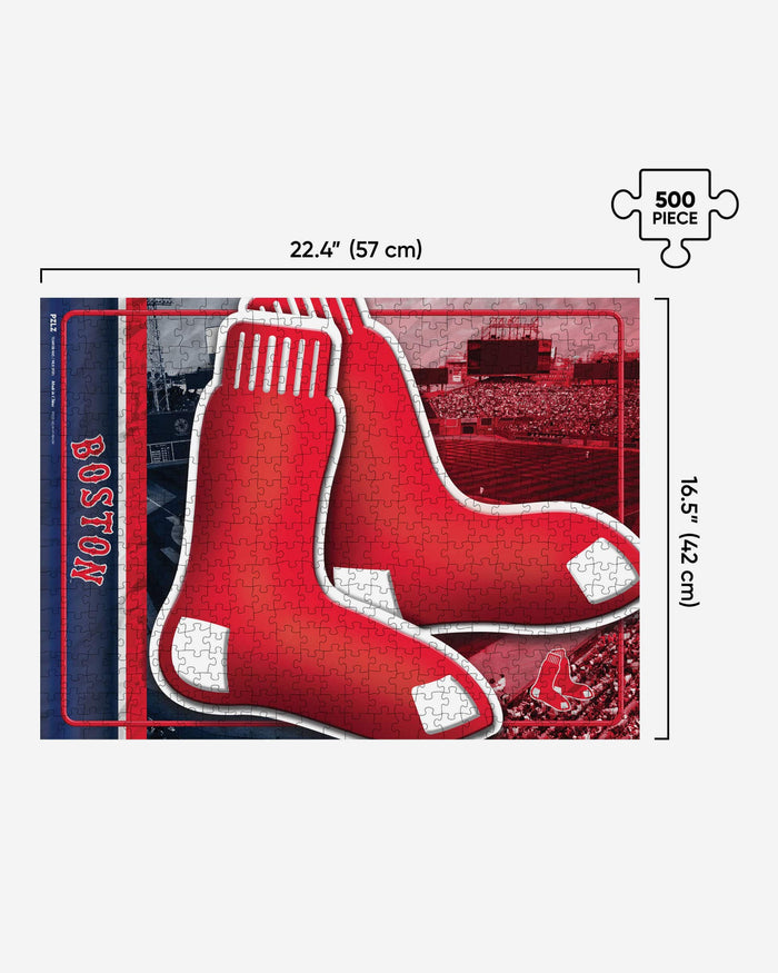 Boston Red Sox Big Logo 500 Piece Jigsaw Puzzle PZLZ FOCO - FOCO.com