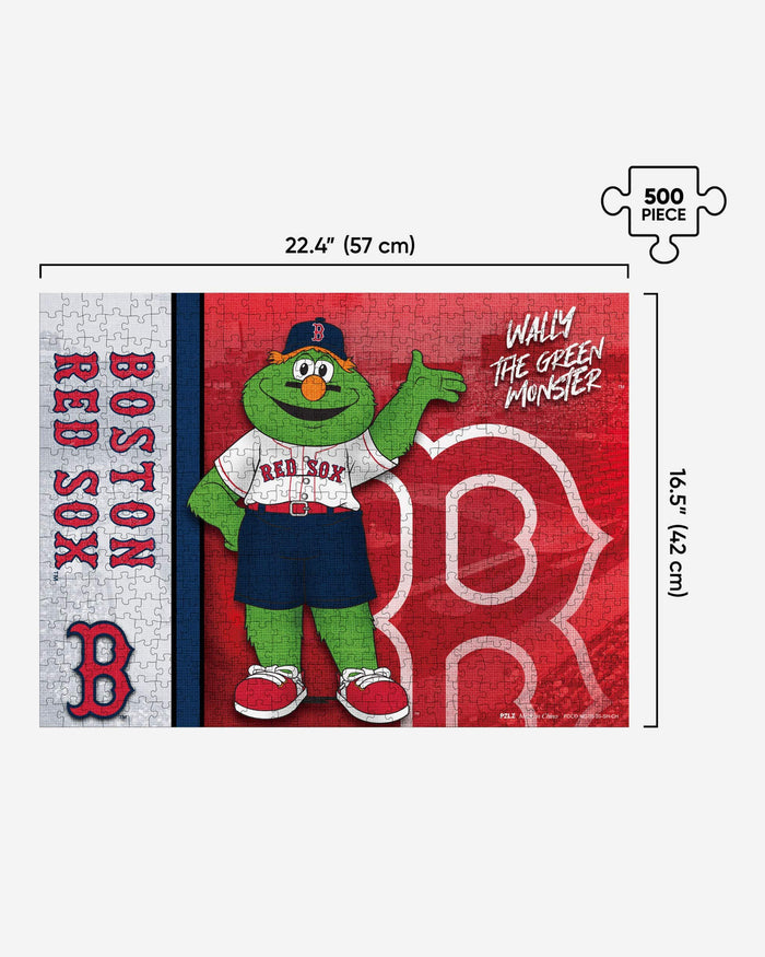 Wally The Green Monster Boston Red Sox Mascot 500 Piece Jigsaw Puzzle PZLZ FOCO - FOCO.com