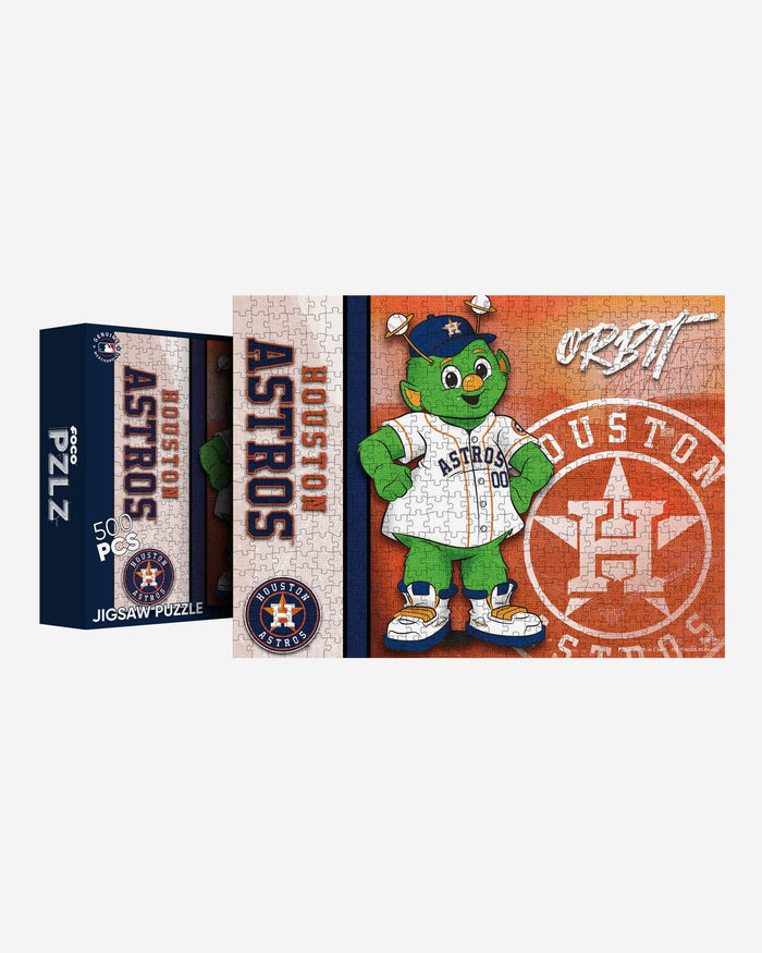 Orbit Houston Astros Mascot 500 Piece Jigsaw Puzzle PZLZ FOCO - FOCO.com