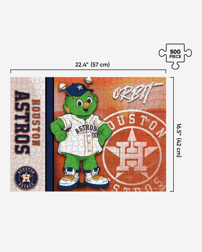 Orbit Houston Astros Mascot 500 Piece Jigsaw Puzzle PZLZ FOCO - FOCO.com