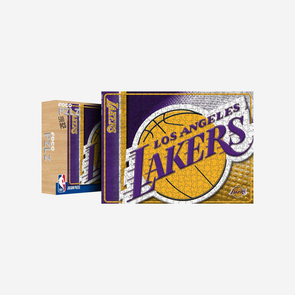 Los Angeles Lakers Big Logo 500 Piece Jigsaw Puzzle PZLZ FOCO - FOCO.com