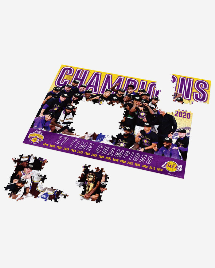 Los Angeles Lakers 2020 NBA Champions Team Celebration 500 Piece Jigsaw Puzzle PZLZ FOCO - FOCO.com