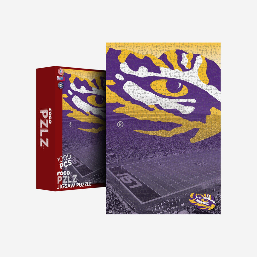 LSU Tigers Tiger Stadium 1000 Piece Jigsaw Puzzle PZLZ FOCO - FOCO.com