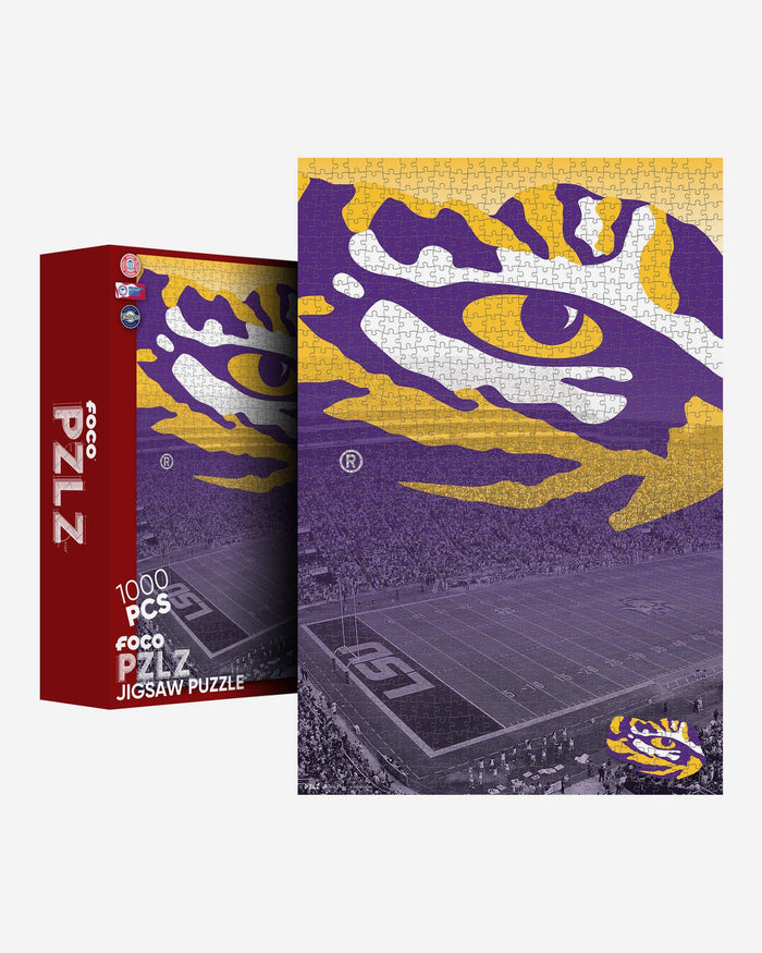 LSU Tigers Tiger Stadium 1000 Piece Jigsaw Puzzle PZLZ FOCO - FOCO.com