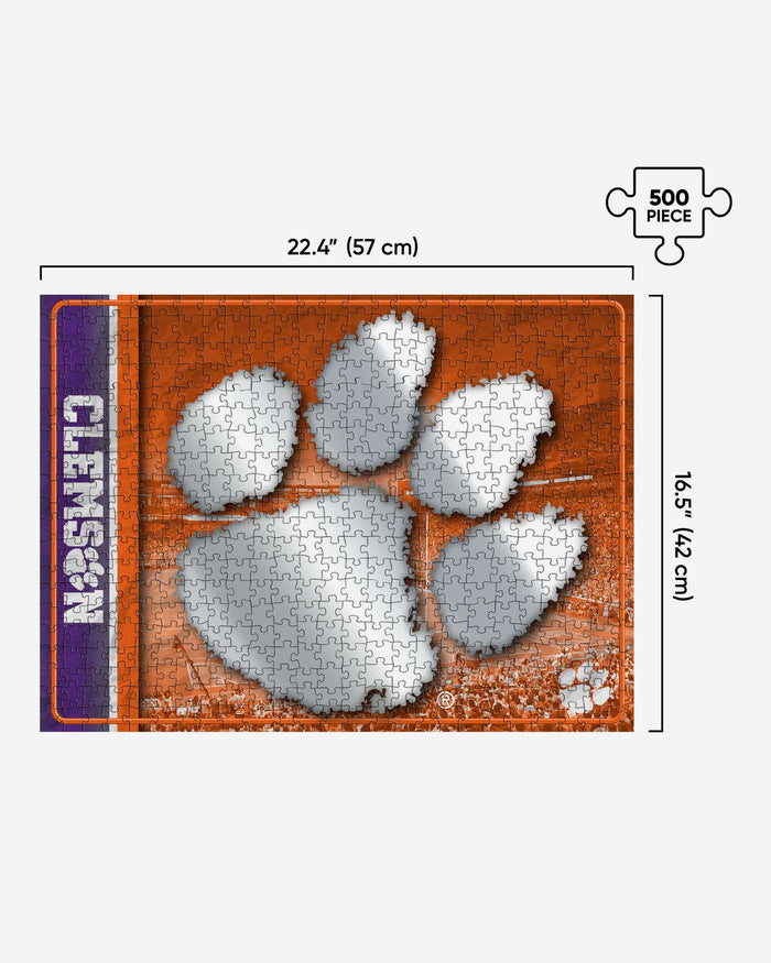 Clemson Tigers Big Logo 500 Piece Jigsaw Puzzle PZLZ FOCO - FOCO.com