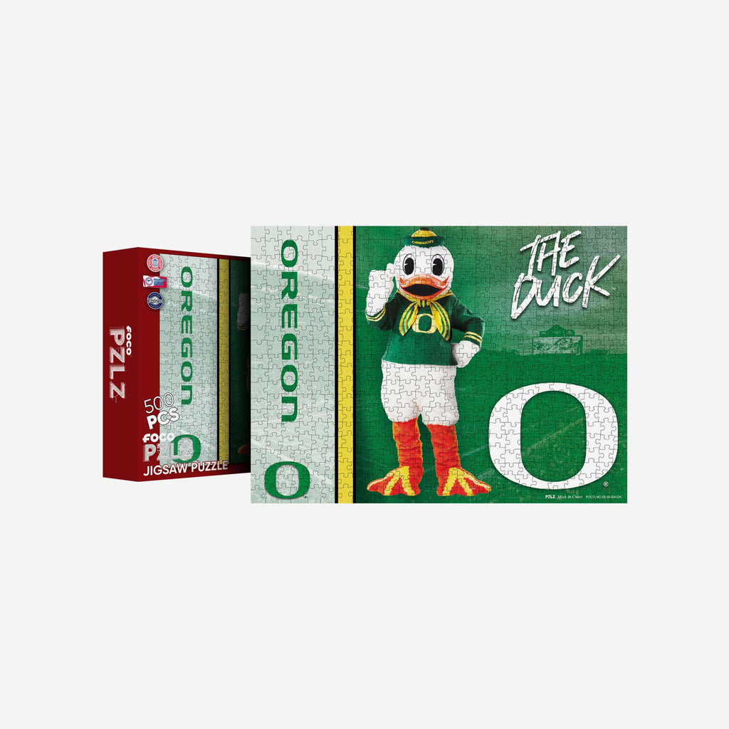 The Duck Oregon Ducks Mascot 500 Piece Jigsaw Puzzle PZLZ