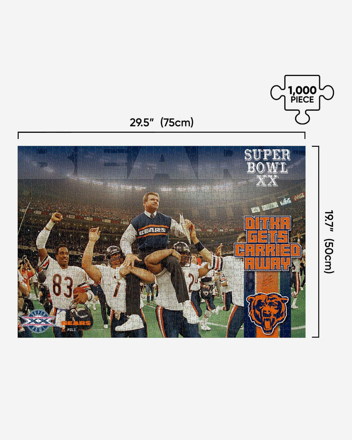 Mike Ditka Chicago Bears Superbowl XX 1000 Piece Jigsaw Puzzle PZLZ FOCO - FOCO.com