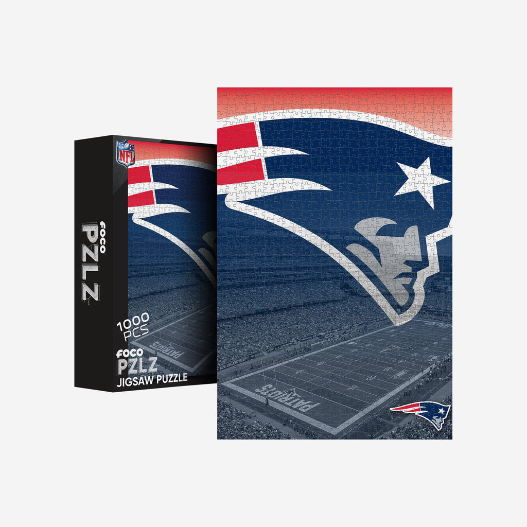 New England Patriots Gillette Stadium 1000 Piece Jigsaw Puzzle PZLZ FOCO - FOCO.com