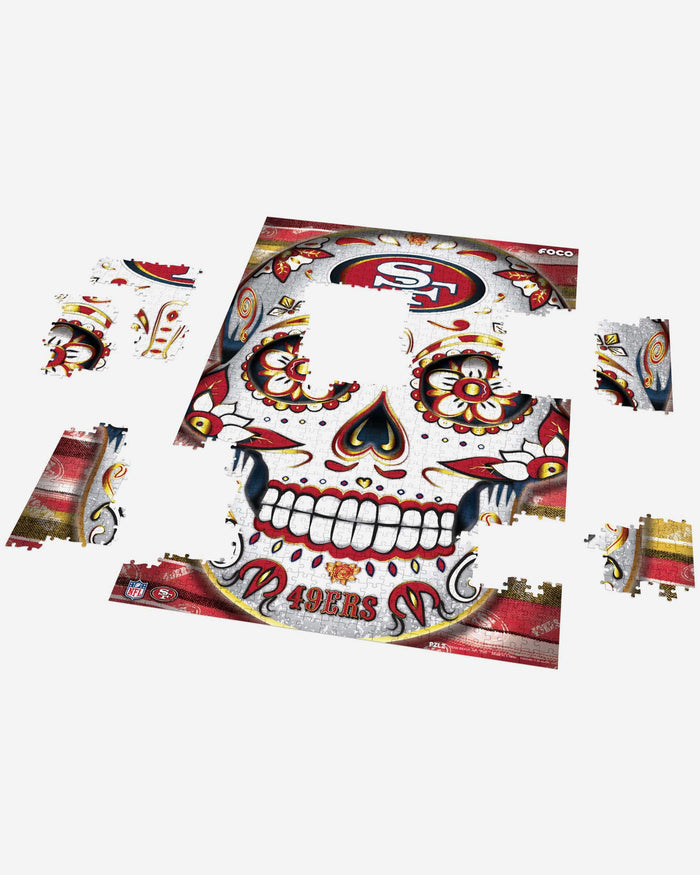San Francisco 49ers Sugar Skull 1000 Piece Jigsaw Puzzle PZLZ FOCO - FOCO.com