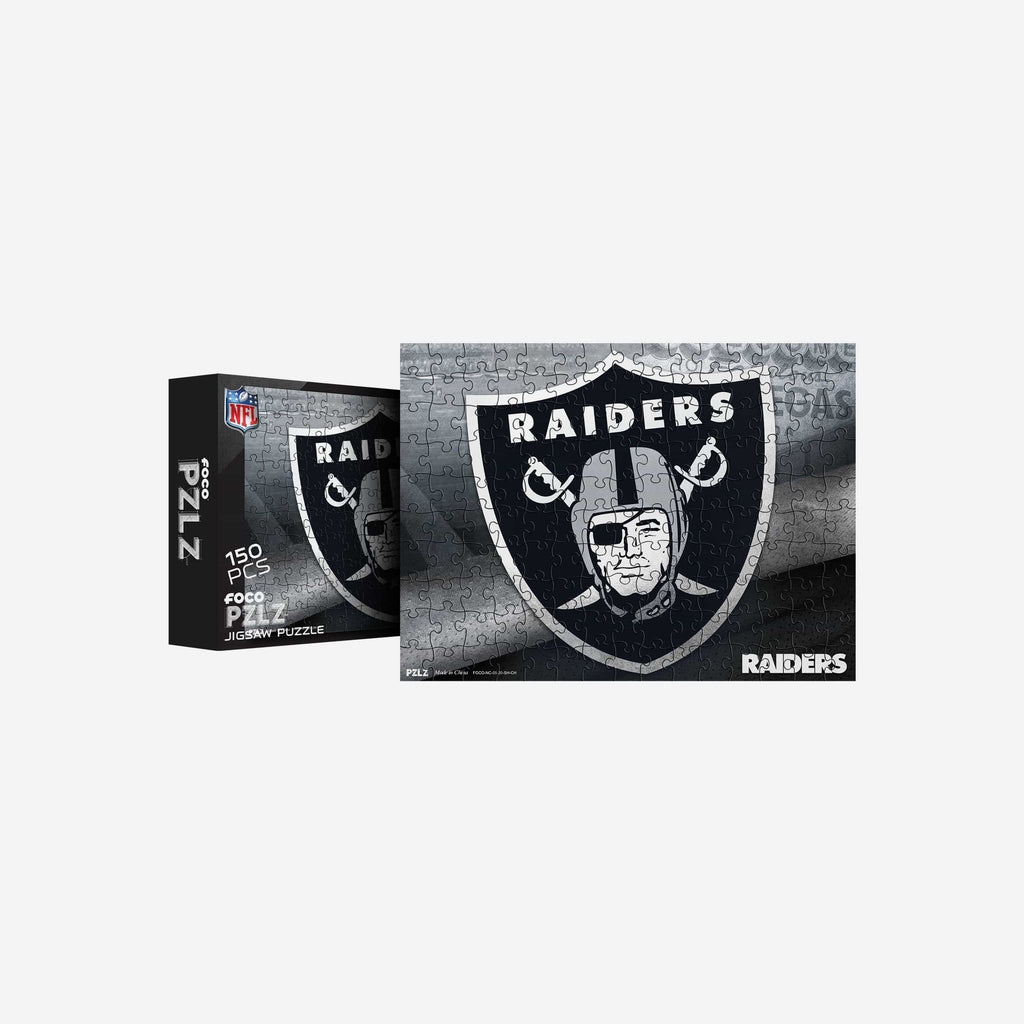 Las Vegas Raiders Team Logo 150 Piece Jigsaw Puzzle PZLZ FOCO - FOCO.com