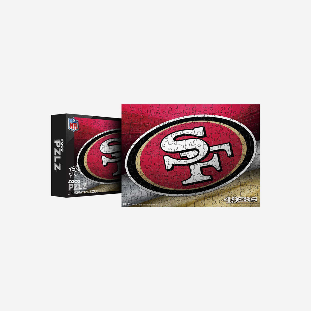 San Francisco 49ers Team Logo 150 Piece Jigsaw Puzzle PZLZ FOCO - FOCO.com