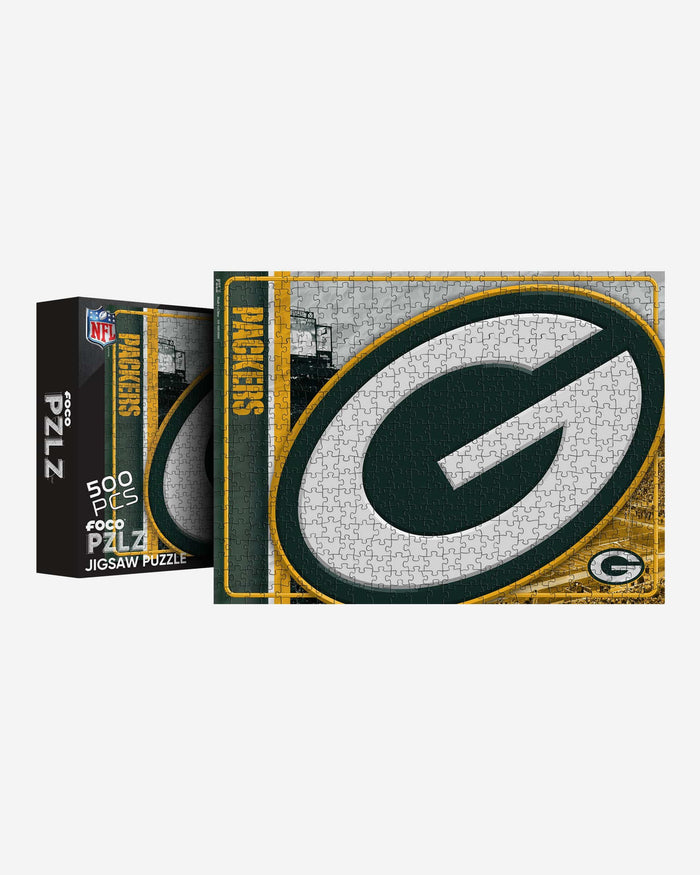 Green Bay Packers Big Logo 500 Piece Jigsaw Puzzle PZLZ FOCO - FOCO.com