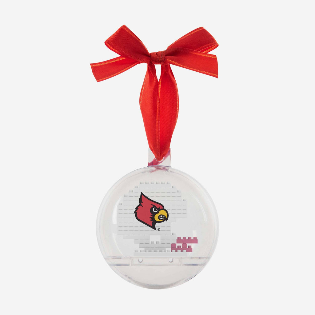 Louisville Cardinals BRXLZ Helmet Ball Ornament FOCO - FOCO.com