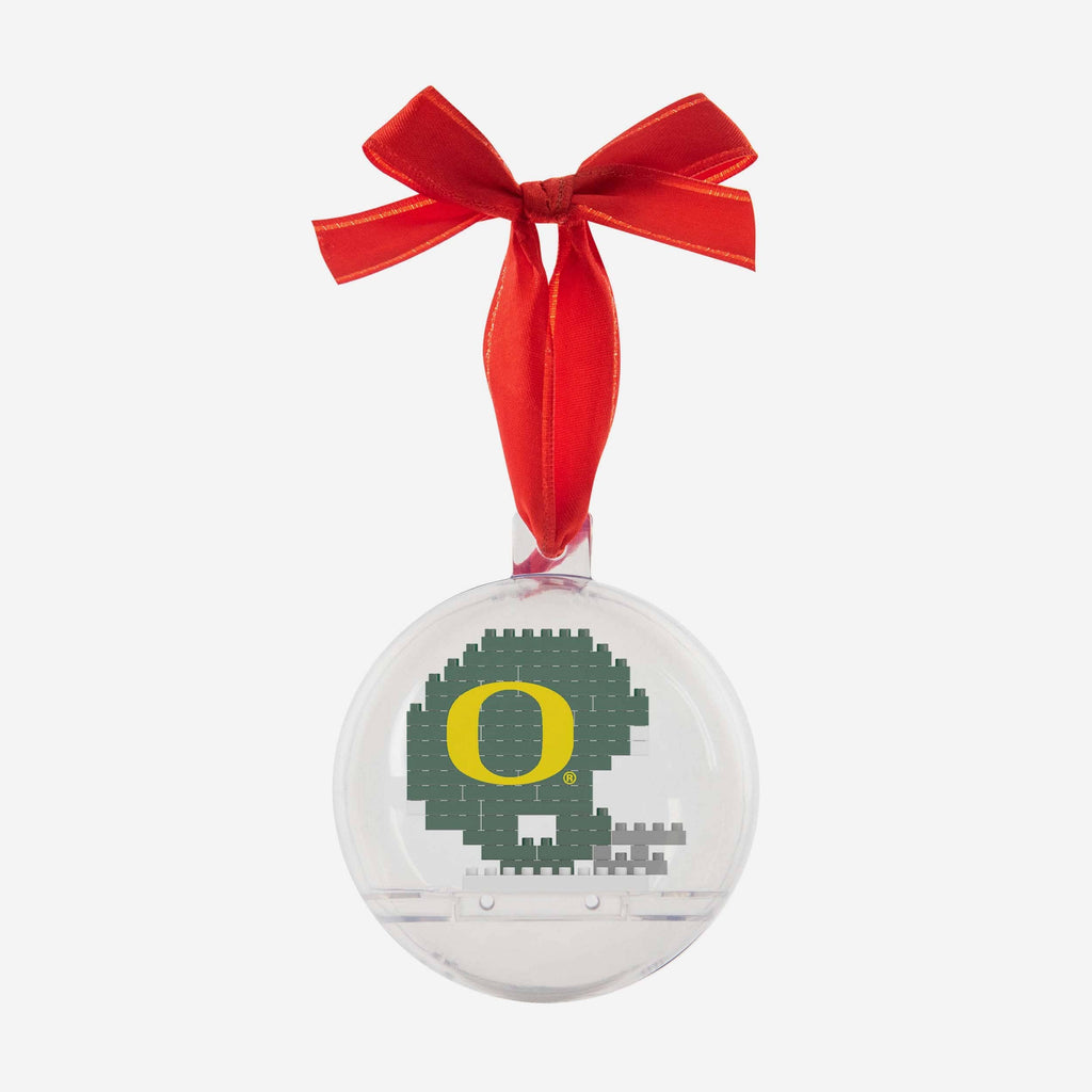 Oregon Ducks BRXLZ Helmet Ball Ornament FOCO - FOCO.com