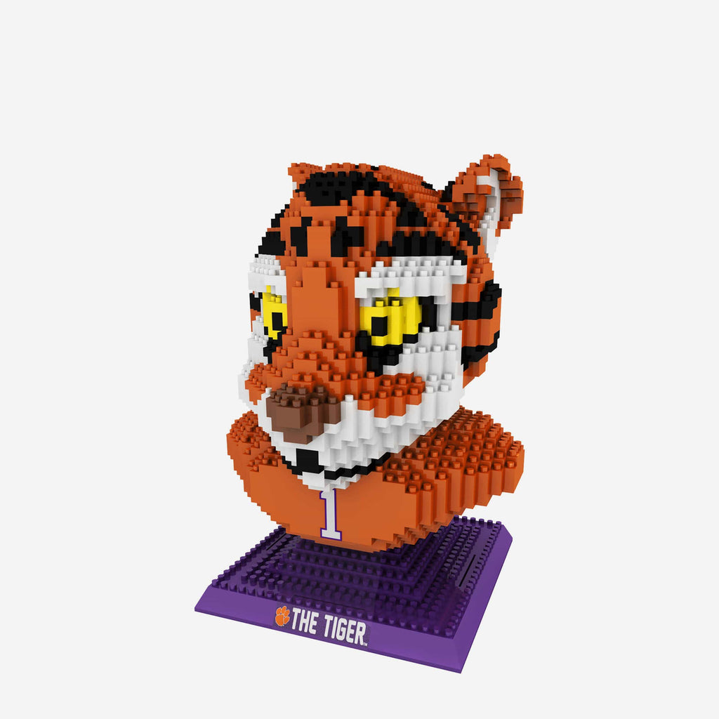 The Tiger Clemson Tigers BRXLZ Mascot Bust FOCO - FOCO.com