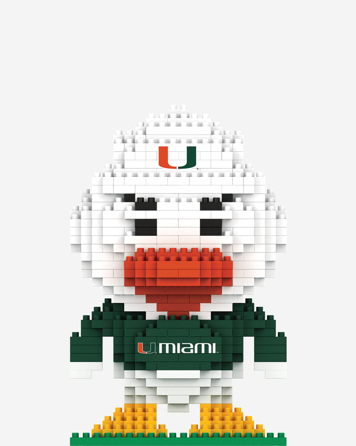 Sebastian the Ibis Miami Hurricanes BRXLZ Mascot FOCO - FOCO.com