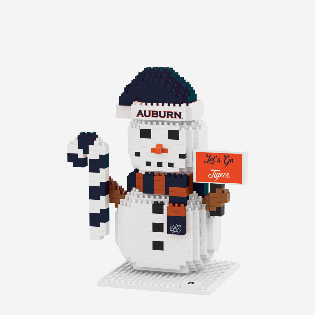 Auburn Tigers BRXLZ Snowman FOCO - FOCO.com