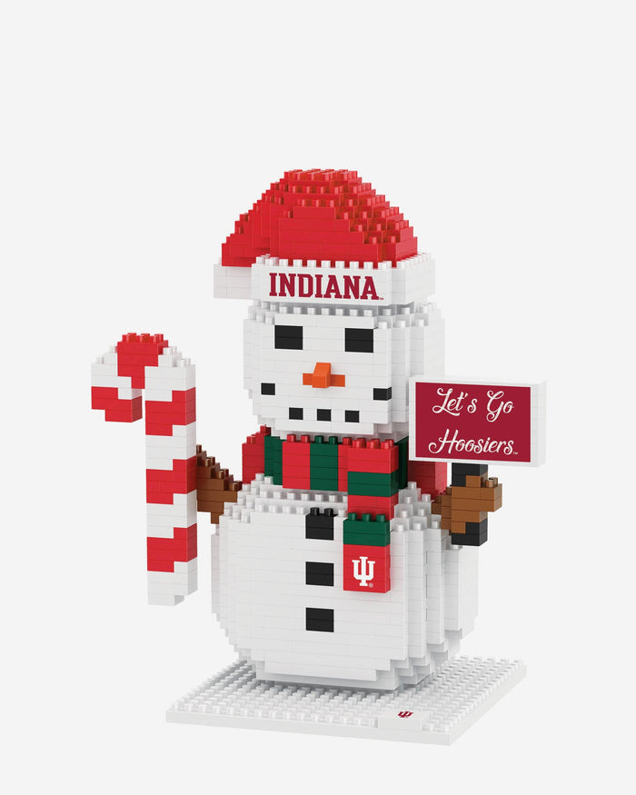 Indiana Hoosiers BRXLZ Snowman FOCO - FOCO.com