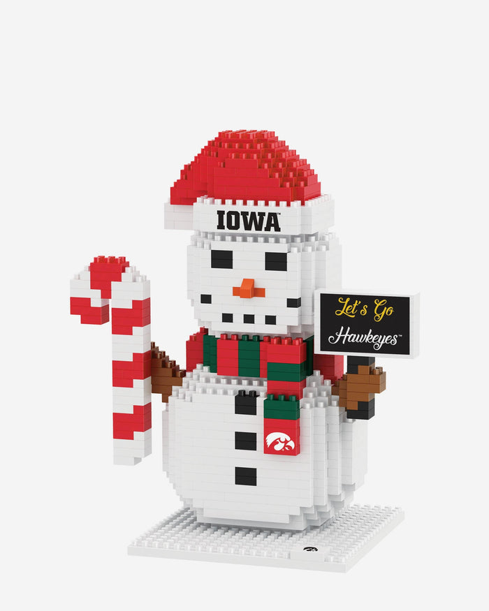 Iowa Hawkeyes BRXLZ Snowman FOCO - FOCO.com
