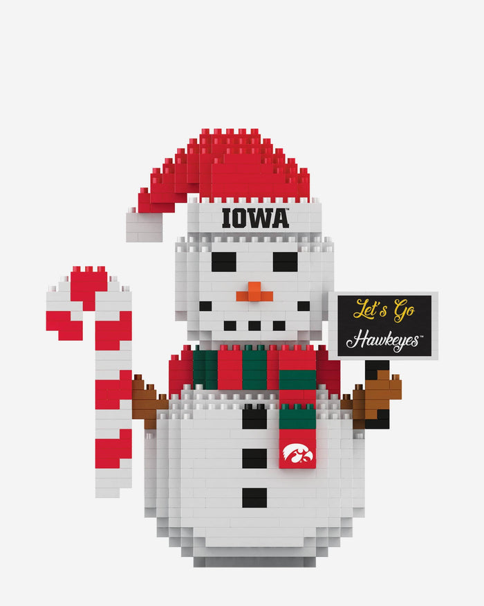 Iowa Hawkeyes BRXLZ Snowman FOCO - FOCO.com