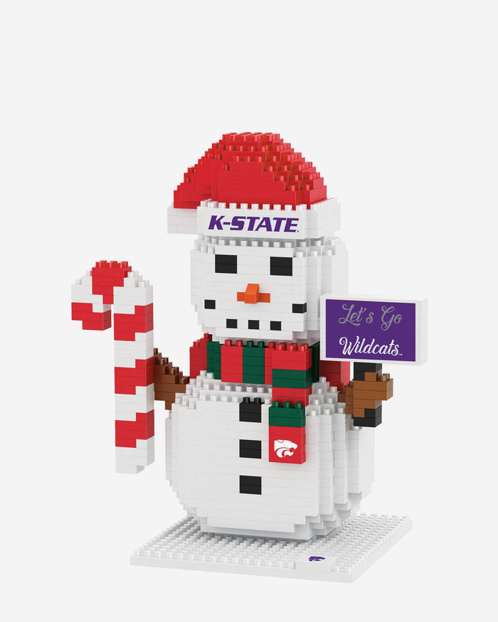 Kansas State Wildcats BRXLZ Snowman FOCO - FOCO.com