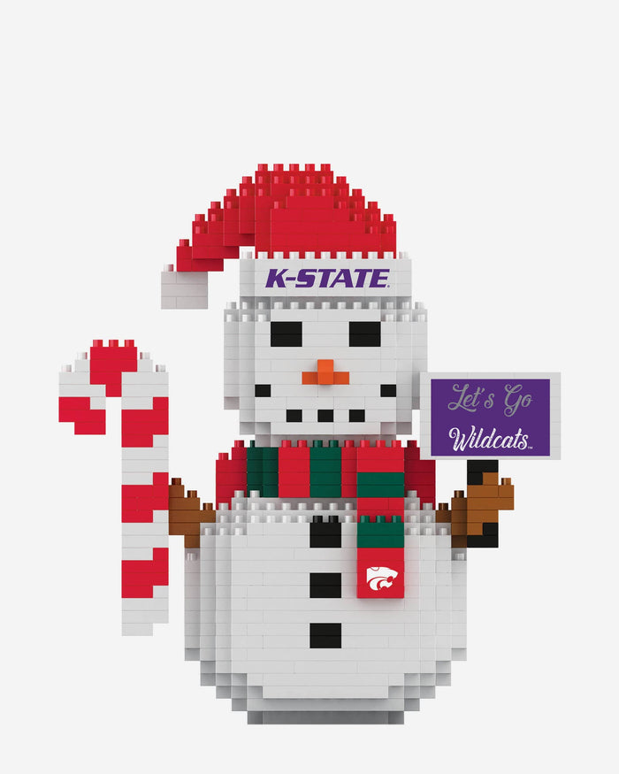 Kansas State Wildcats BRXLZ Snowman FOCO - FOCO.com