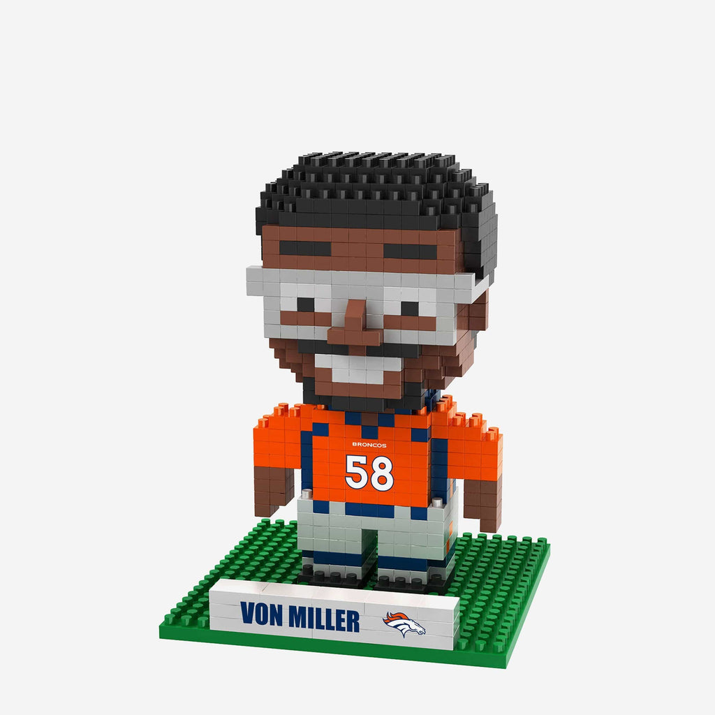 Von Miller Denver Broncos BRXLZ Mini Player FOCO - FOCO.com
